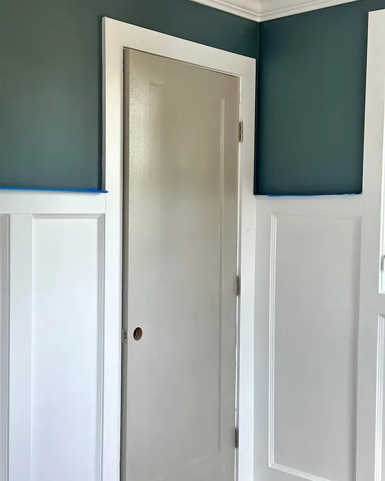 Benjamin Moore Blue Spruce wall paint 