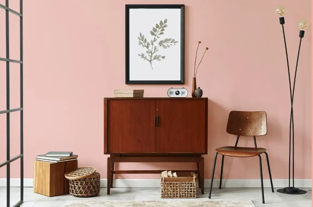 Benjamin Moore Blushing Brilliance japandi interior