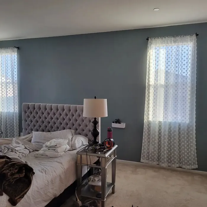 Benjamin Moore Brewster Gray bedroom color review