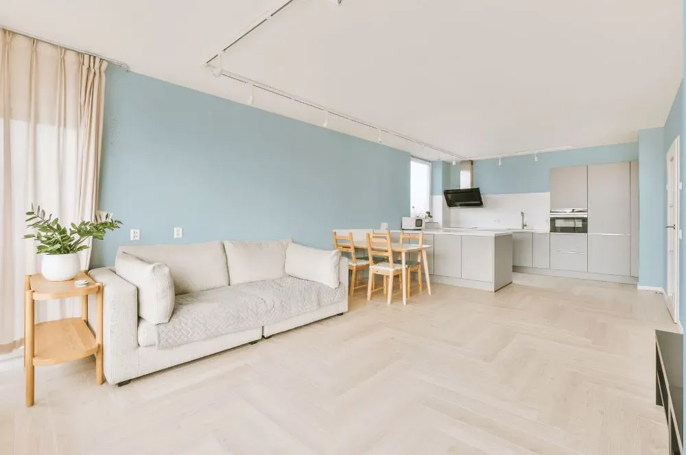 Benjamin Moore Bright and Early living room interior