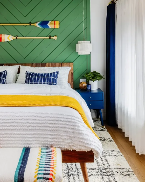 Bunker Hill Green bedroom paint review