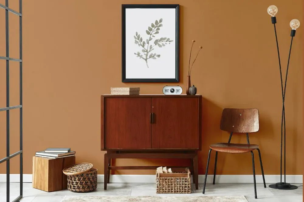 Benjamin Moore Butterscotch Sundae japandi interior