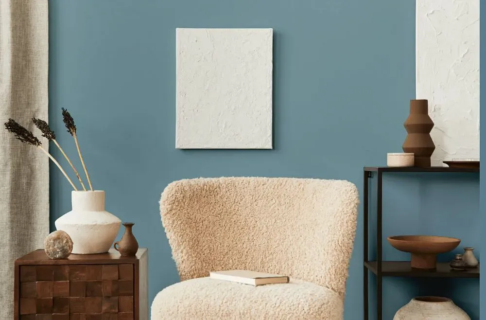 Benjamin Moore Cable Knit Sweater living room interior