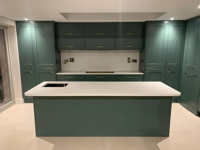 Bm Caldwell Green Kitchen Cabinets