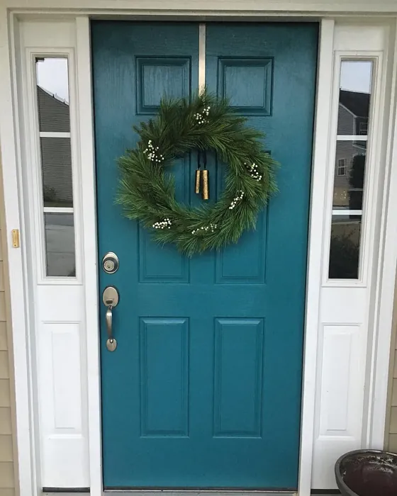 Calypso Blue Front Door