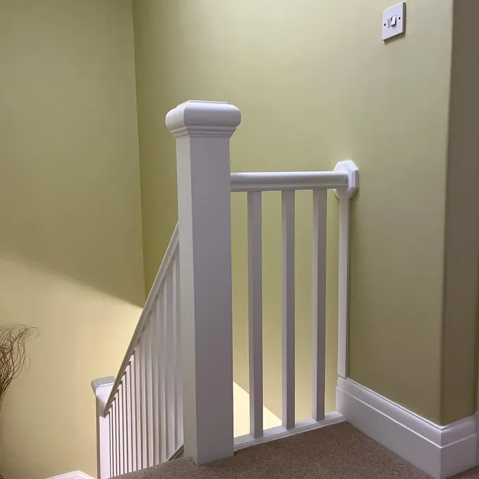 Benjamin Moore Castleton Mist hallway Benjamin Moore Castleton Mist hallway