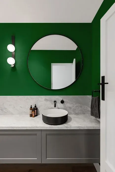 Benjamin Moore Cat's Eye minimalist bathroom