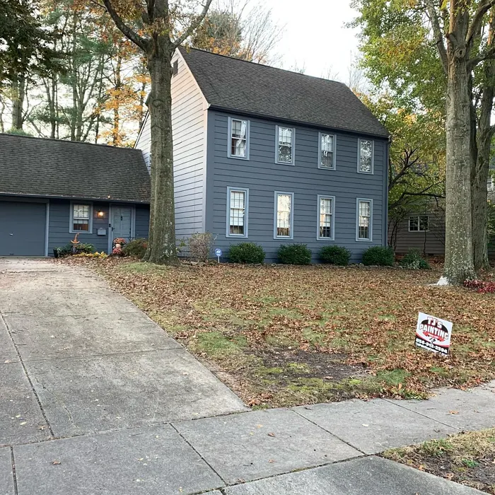 Charcoal Slate house exterior color