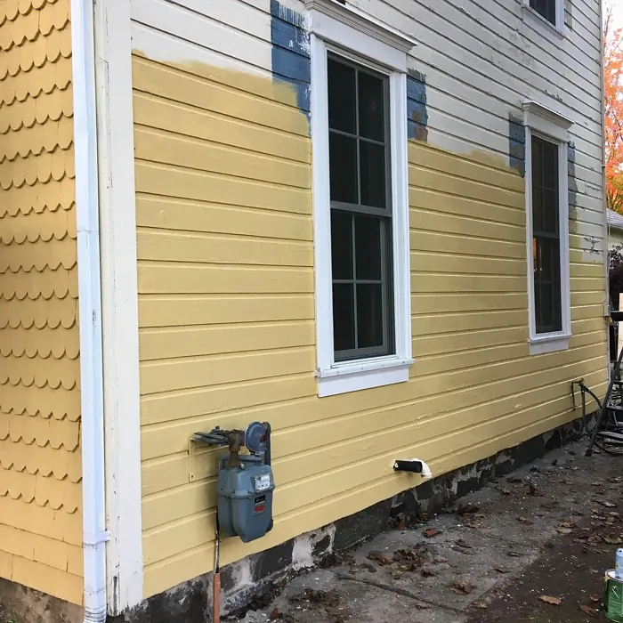 Benjamin Moore Chestertown Buff exterior color