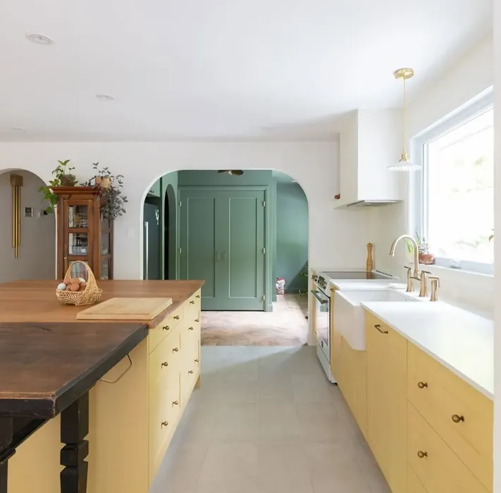 Benjamin Moore Chestertown Buff kitchen cabinets color