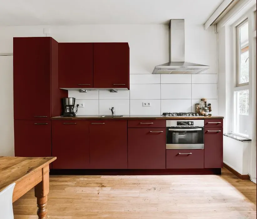 Benjamin Moore Chestnut kitchen cabinets