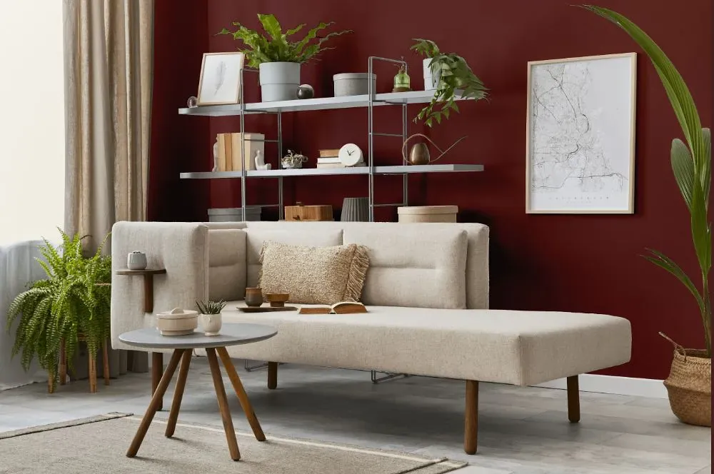 Benjamin Moore Chestnut living room