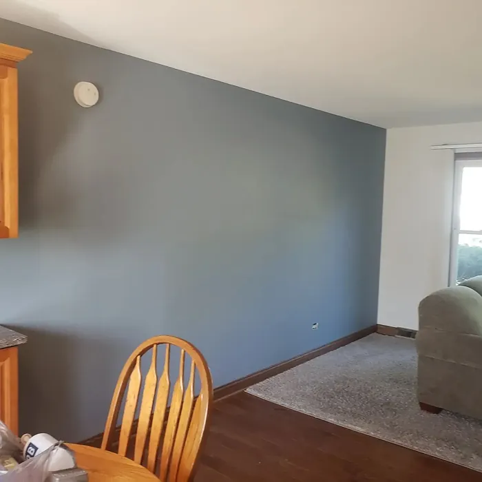 Benjamin Moore Chiswell Blue accent wall color