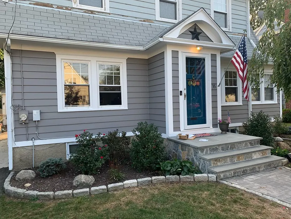 Benjamin Moore Cinder exterior color review