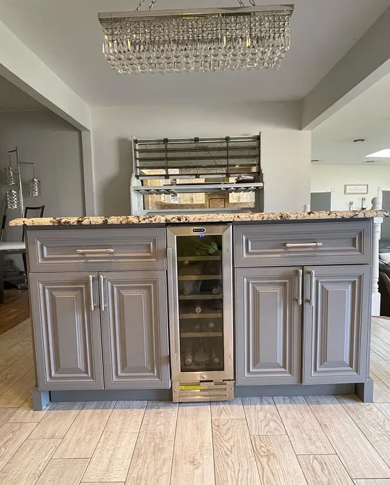 Benjamin Moore Cinder kitchen cabinets paint review