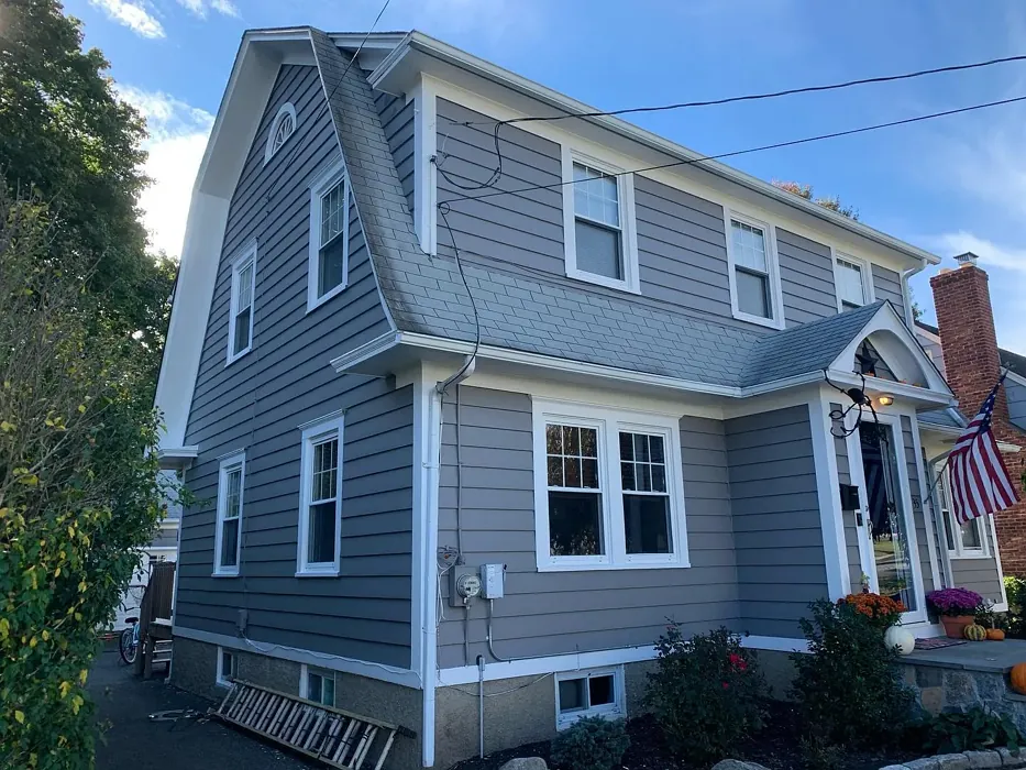 Benjamin Moore Cinder house exterior 
