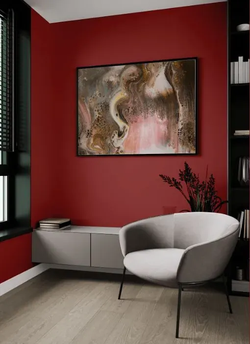 Benjamin Moore Cinnabar living room