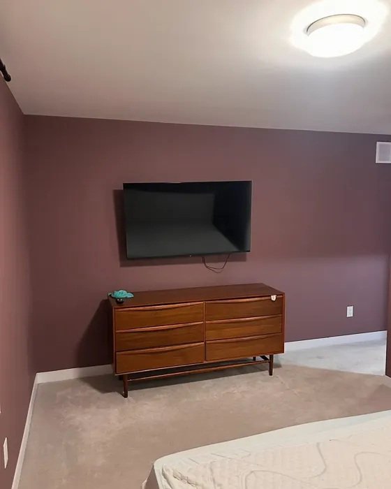 Benjamin Moore Cinnamon Slate bedroom color