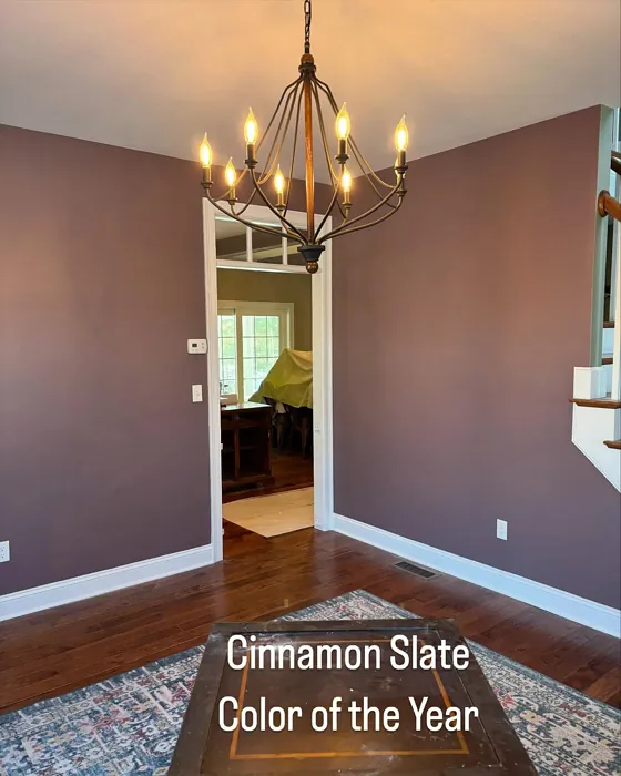 Benjamin Moore Cinnamon Slate wall paint 