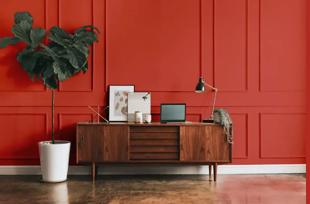 Benjamin Moore Claret Rose modern interior