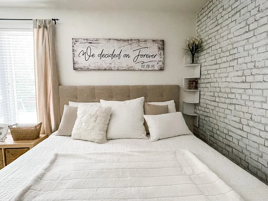 Benjamin Moore Cloud White Bedroom