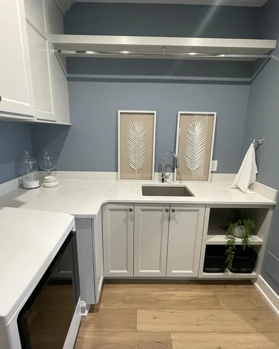 Benjamin Moore Coastline laundry room color Benjamin Moore Coastline laundry room color