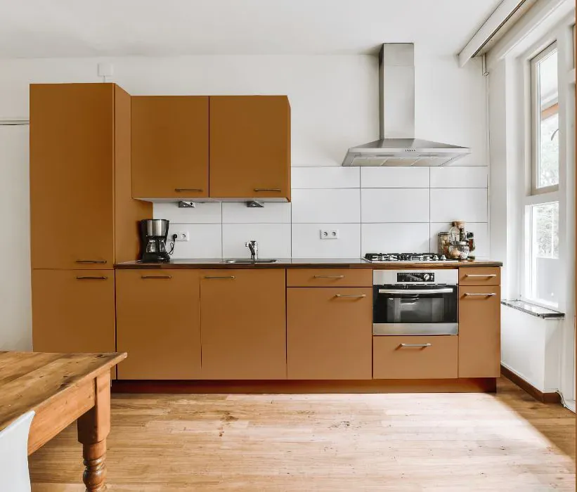 Benjamin Moore Cognac Snifter kitchen cabinets