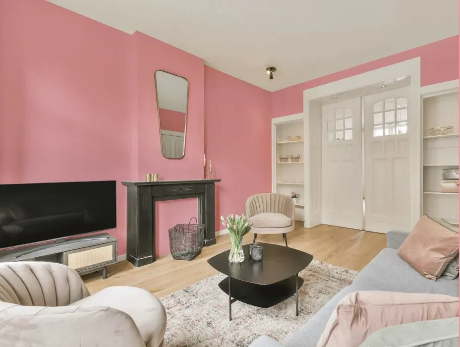 Benjamin Moore Confetti victorian house interior