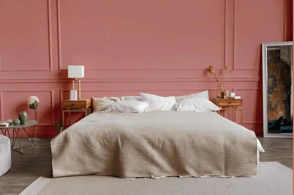 Benjamin Moore Cool Lava bedroom