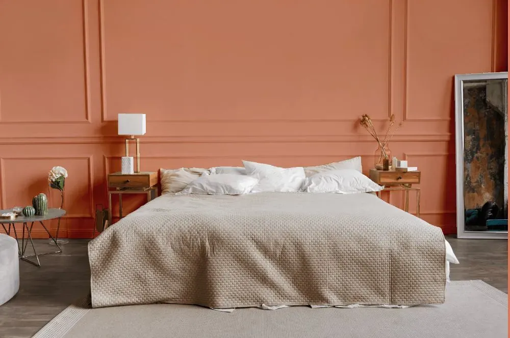 Benjamin Moore Coral Glow bedroom