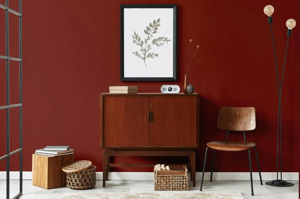 Benjamin Moore Country Redwood japandi interior