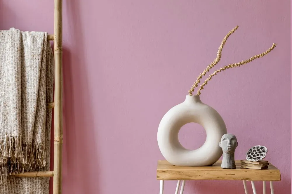 Benjamin Moore Countryside Pink wall