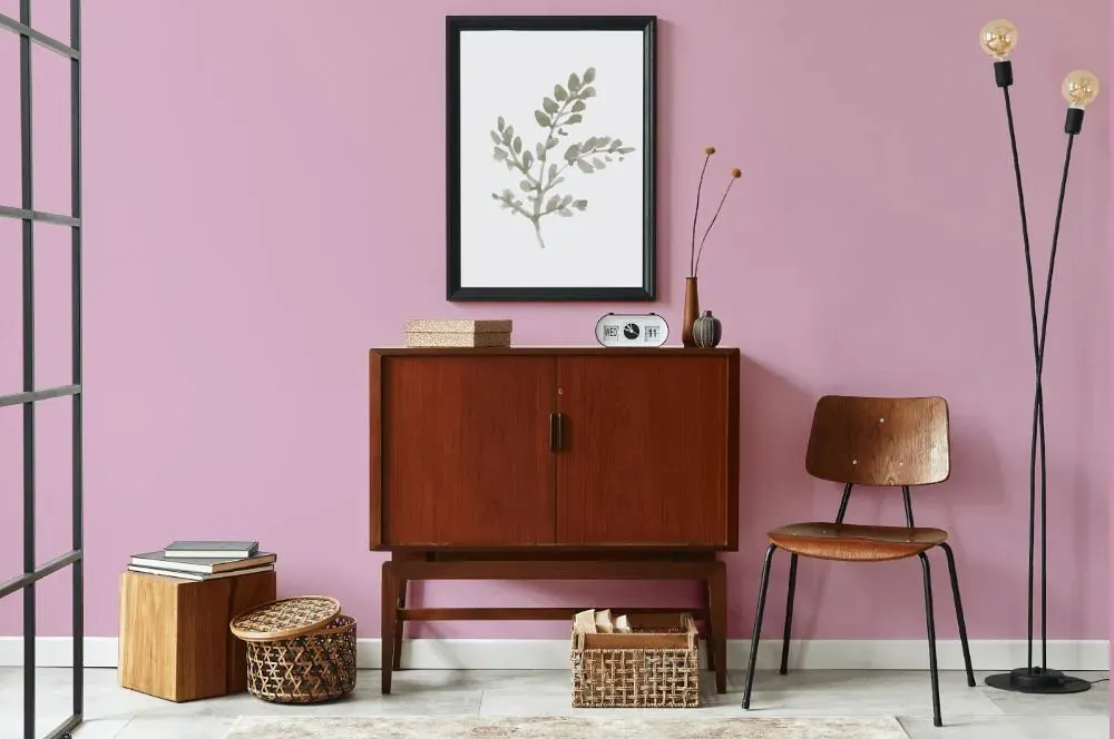 Benjamin Moore Countryside Pink japandi interior