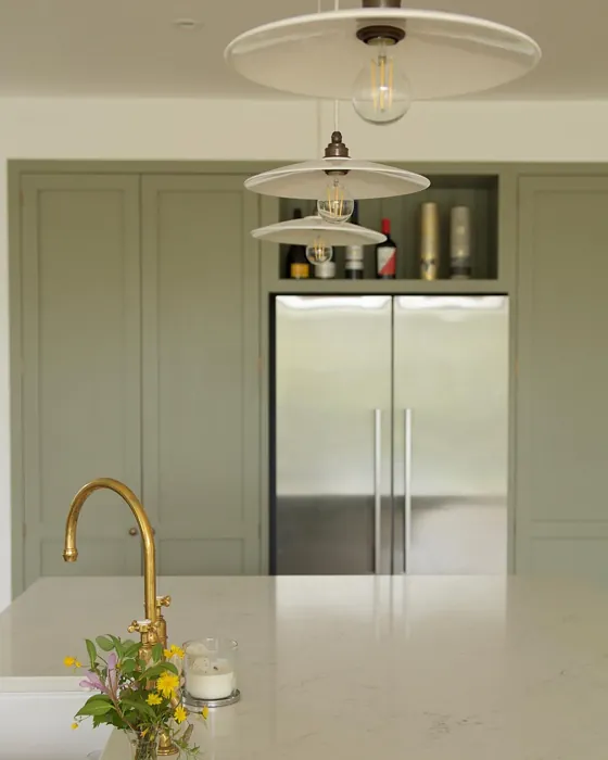 Creekside Green kitchen cabinets color