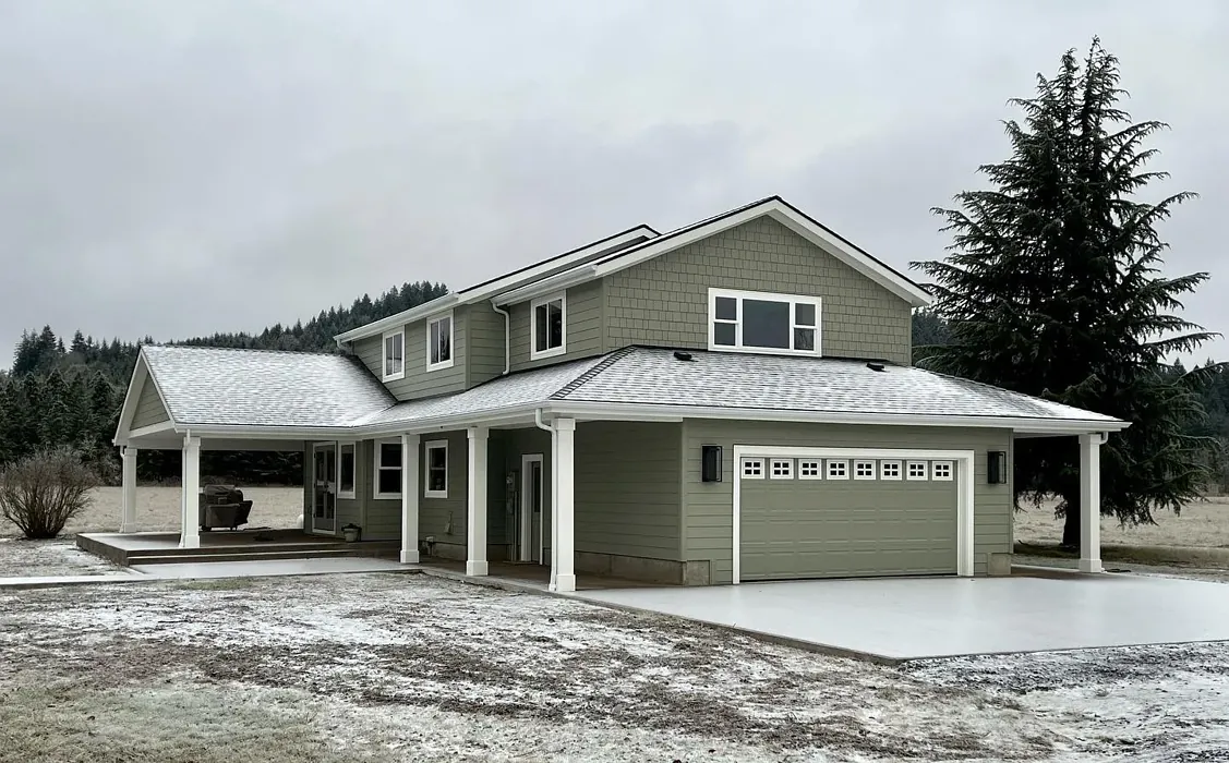 Creekside Green house exterior color