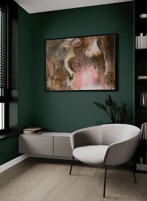 Benjamin Moore Crisp Romaine living room
