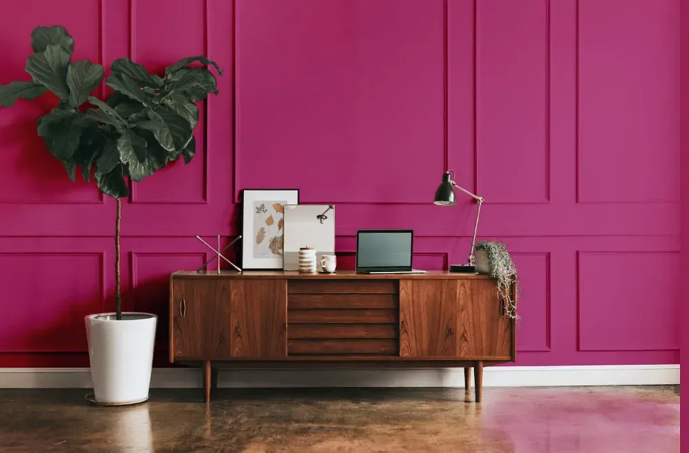 Benjamin Moore Crushed Berries modern interior