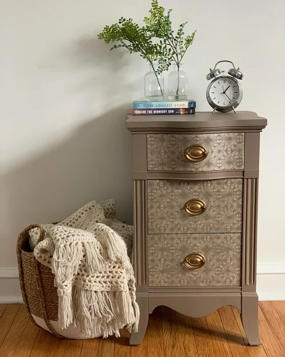 Benjamin Moore Davenport Tan painted furniture color