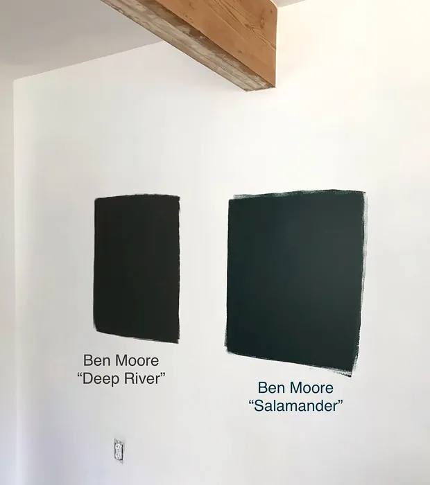 Benjamin Moore Deep River wall paint 