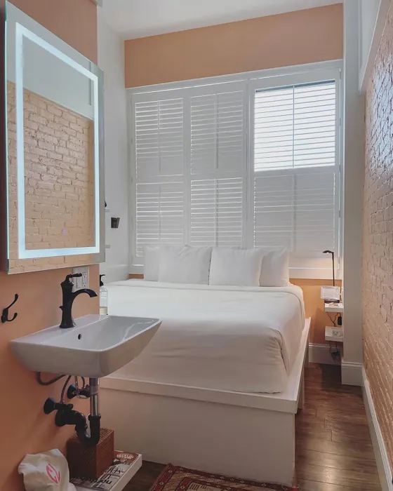 Benjamin Moore Del Ray Peach hotel interior