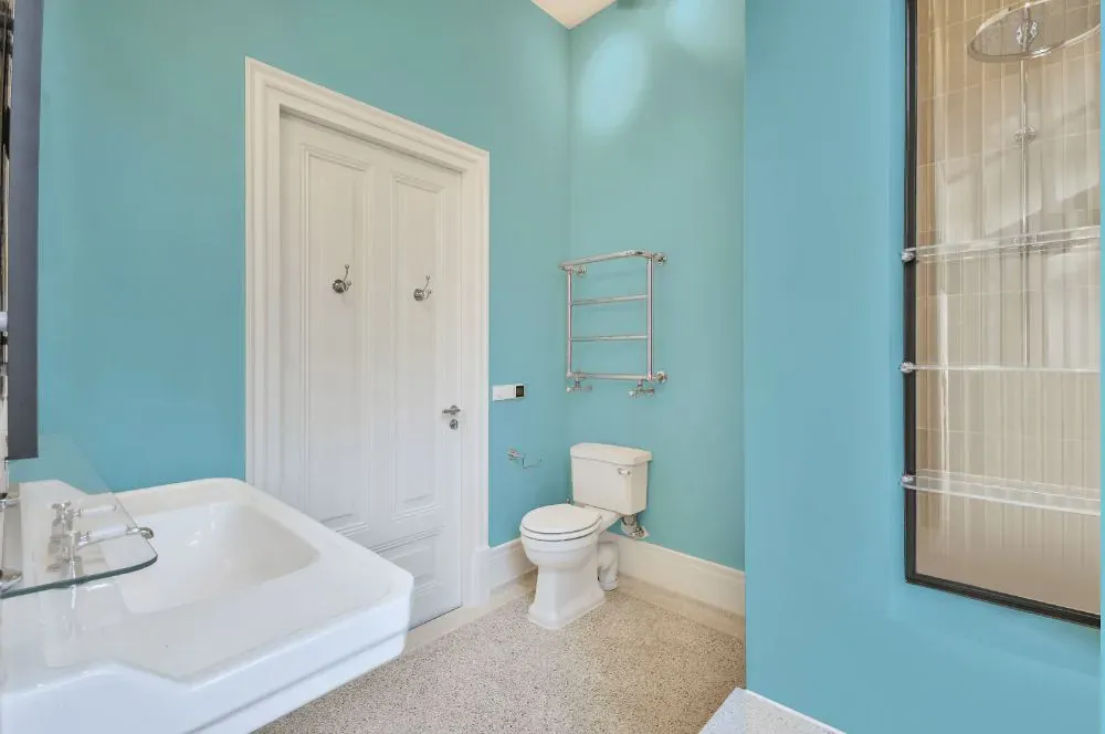 Benjamin Moore Delano Waters bathroom