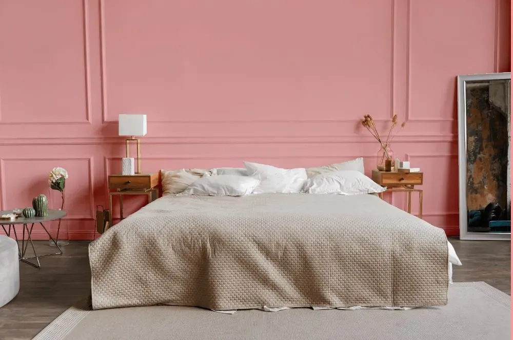 Benjamin Moore Delicate Rose bedroom