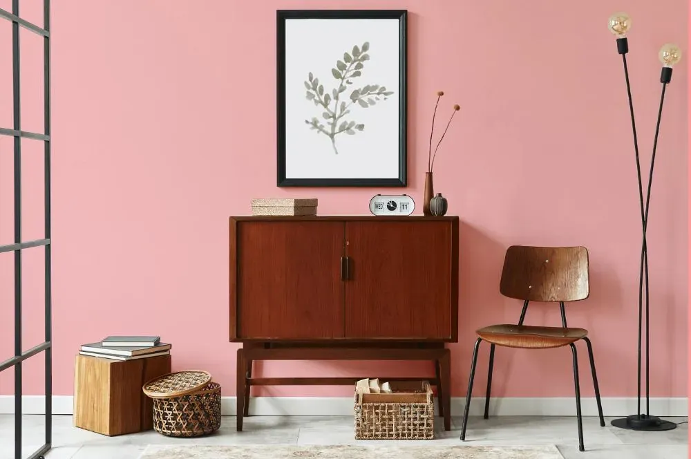 Benjamin Moore Delicate Rose japandi interior