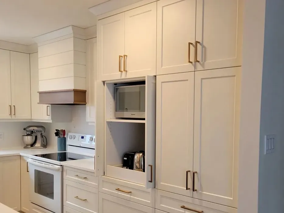 Creamy Kitchen Cabinets