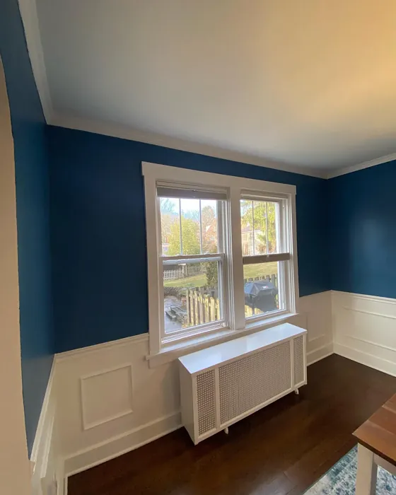Benjamin Moore Downpour Blue Wall Paint