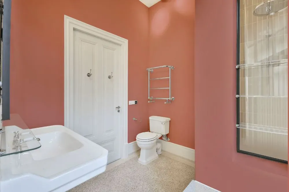 Benjamin Moore Dusty Mauve bathroom