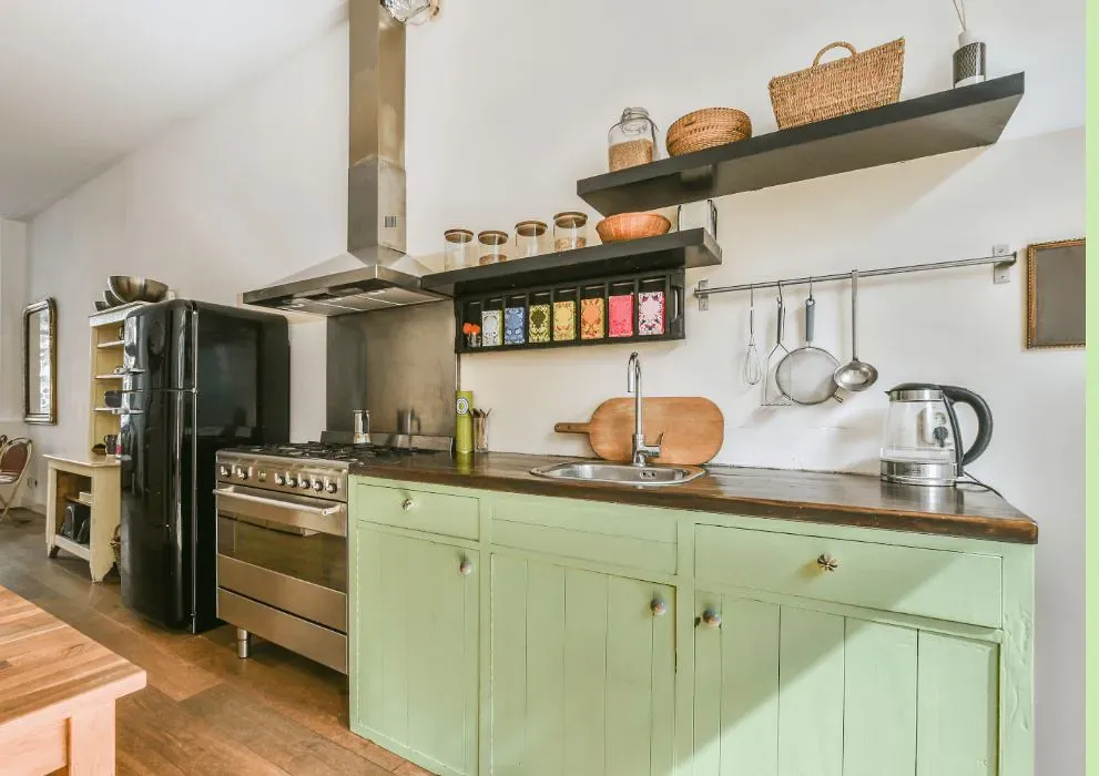 Benjamin Moore Easter Hunt kitchen cabinets