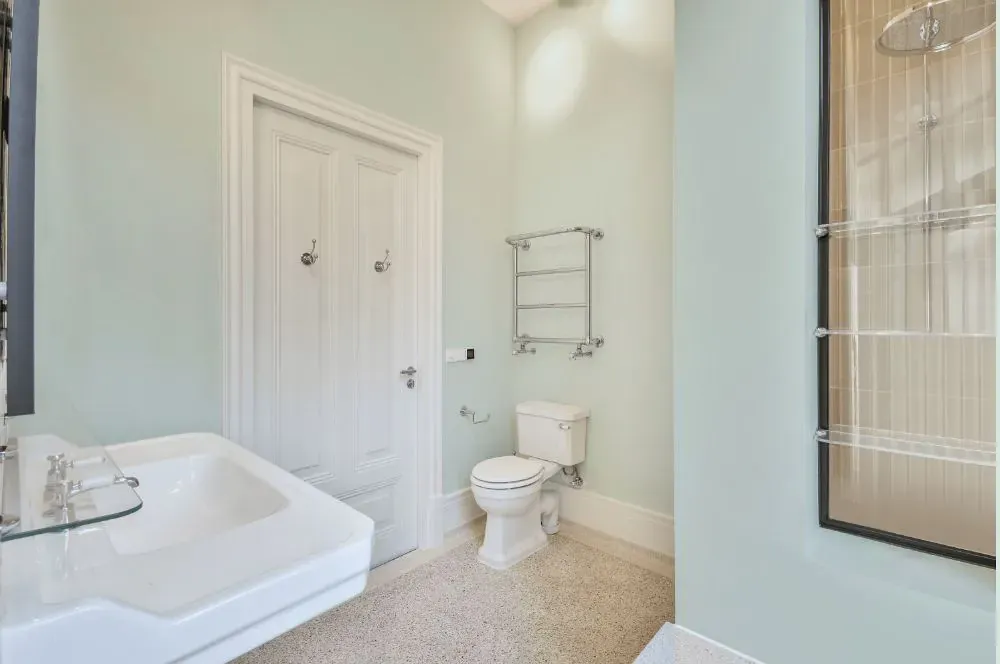 Benjamin Moore Emerald Vapor bathroom