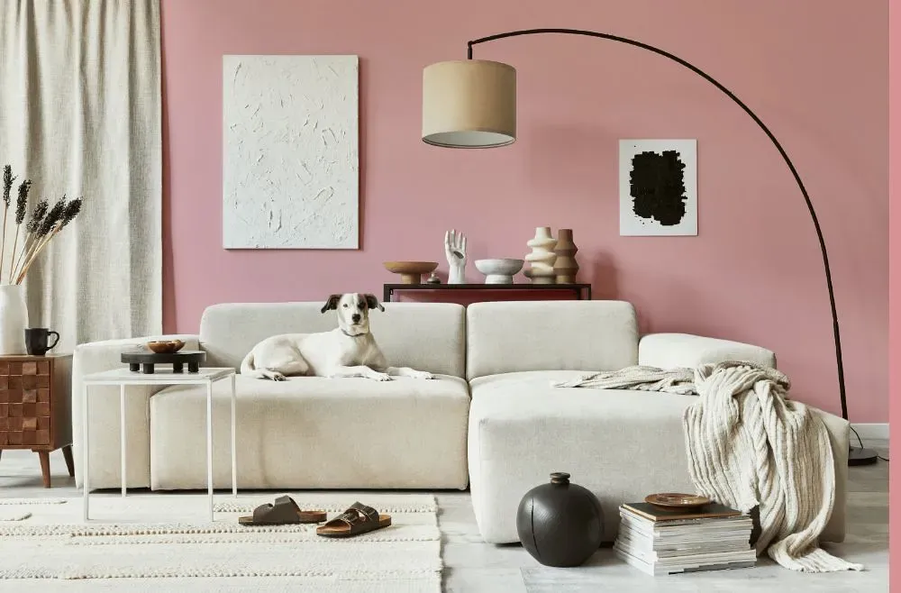 Benjamin Moore Engagement cozy living room