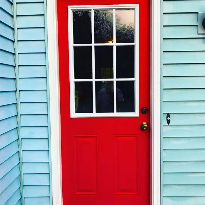 Benjamin Moore Exotic Red front door color